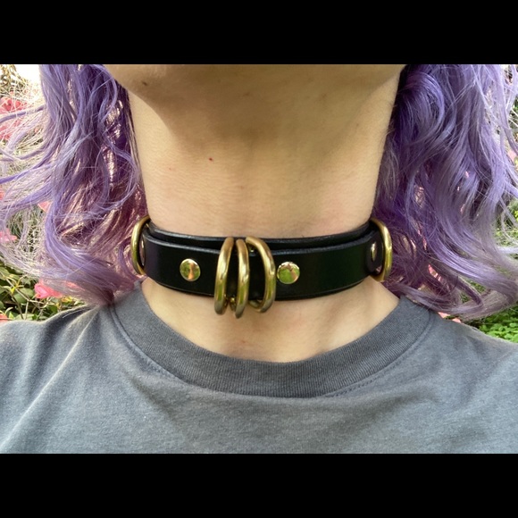 Custom leather collar - Picture 3 of 3